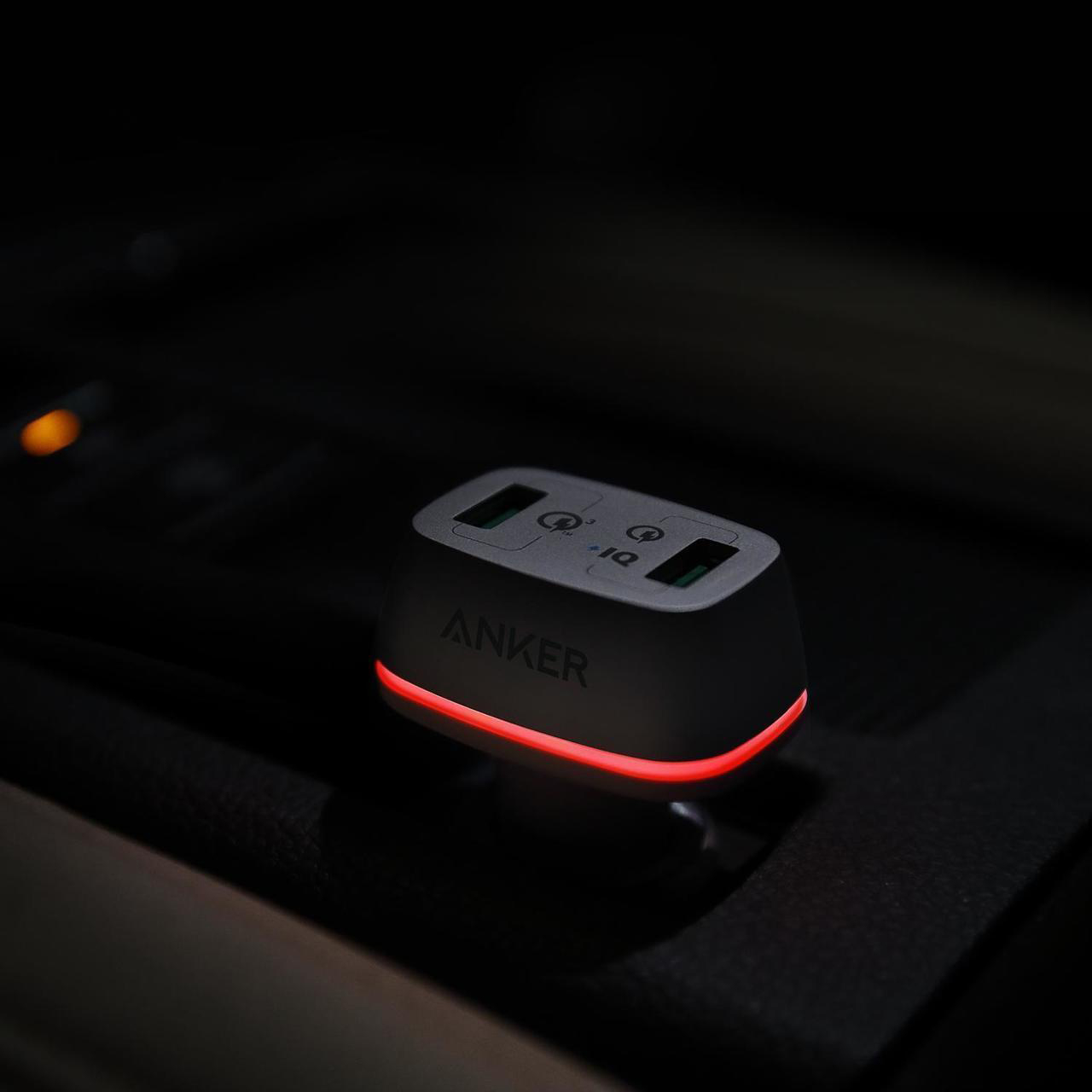 شارژر فندکی انکر مدل A2224 به همراه تکنولوژی شارژ سریع