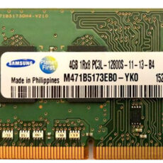 رم لپ تاپ DDR3L تک کاناله ۱۶۰۰ مگاهرتز CL11 سامسونگ مدل PC3L ظرفیت 4 گیگابایت