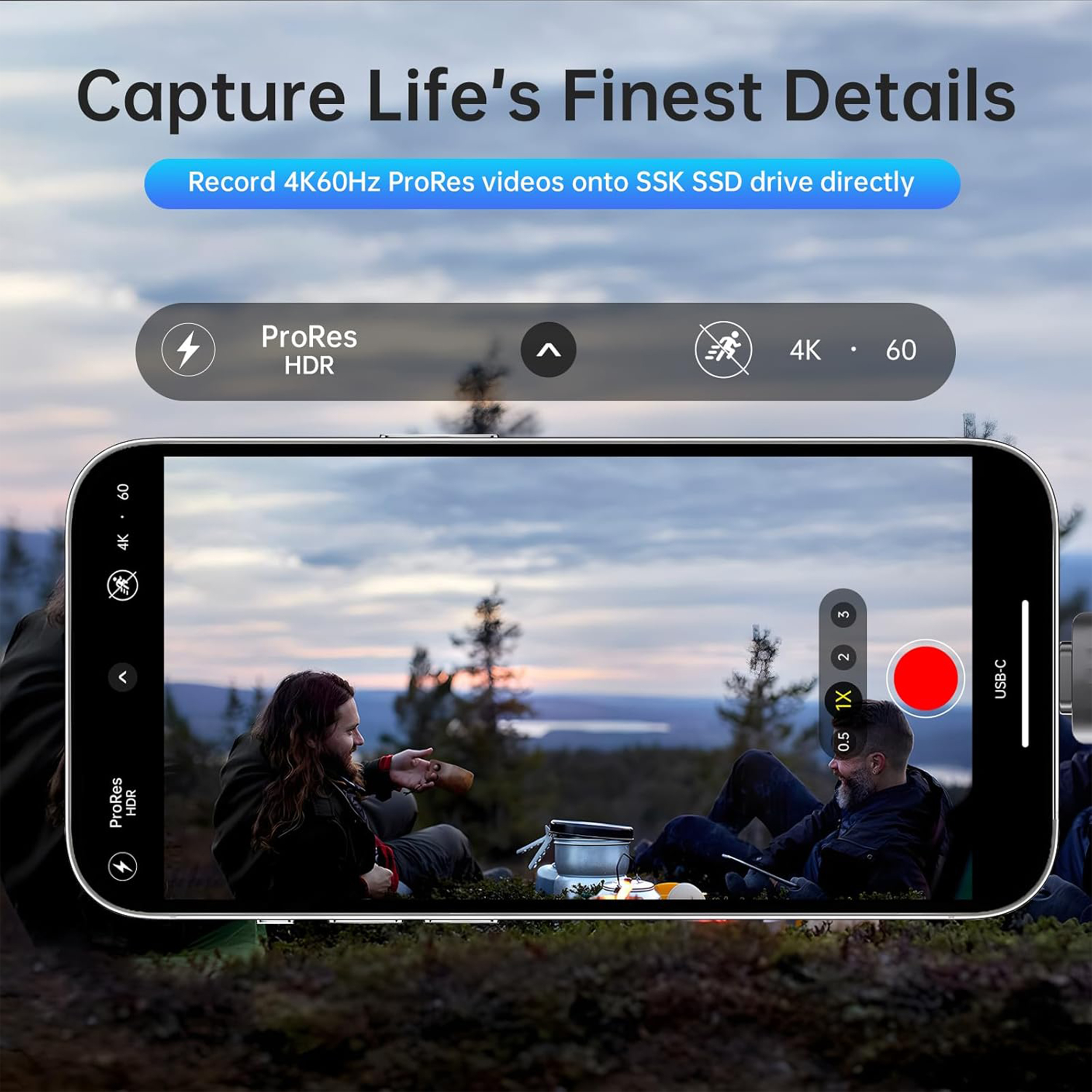 فلش مموری اس اس کا مدل SD320 SSD-DRIVE USB3.2 GEN2x2 2000MB/s ظرفیت 2 ترابایت