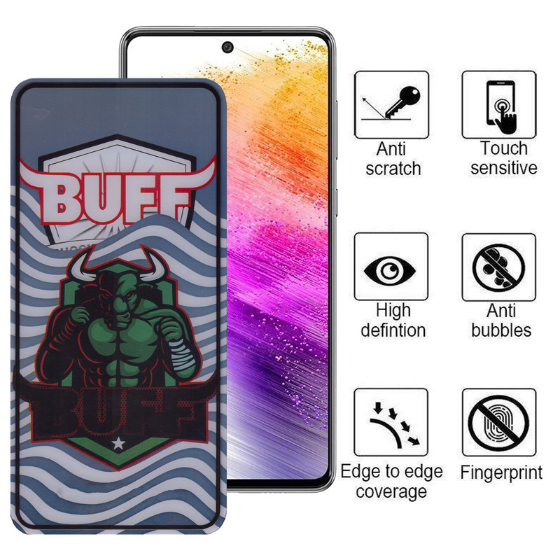 محافظ صفحه نمایش 5D بوف مدل Super Power-G مناسب برای گوشی موبایل سامسونگ Galaxy A73 / A72 / A71 / A81 / A91