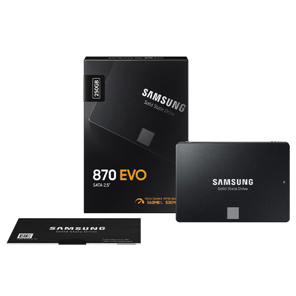 اس اس دی اینترنال سامسونگ مدل EVO 870 ظرفیت 250 گیگابایت