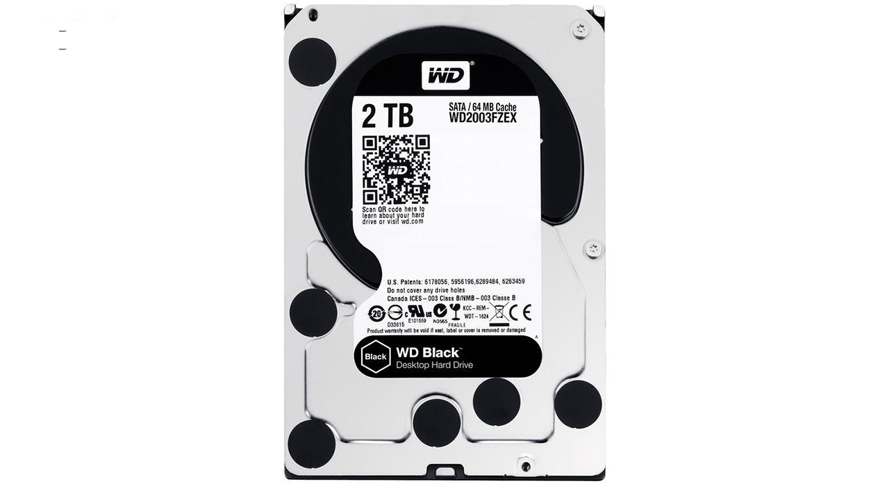 هارددیسک اینترنال وسترن دیجیتال مدل Black WD2003FZEX ظرفیت 2 ترابایت