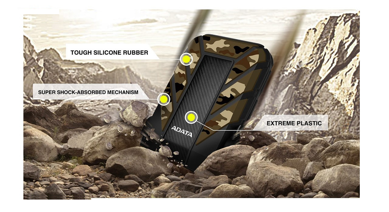 هارد اکسترنال ای دیتا مدل HD710M Pro ظرفیت یک ترابایت دارای رابط USB Type-A 3.2