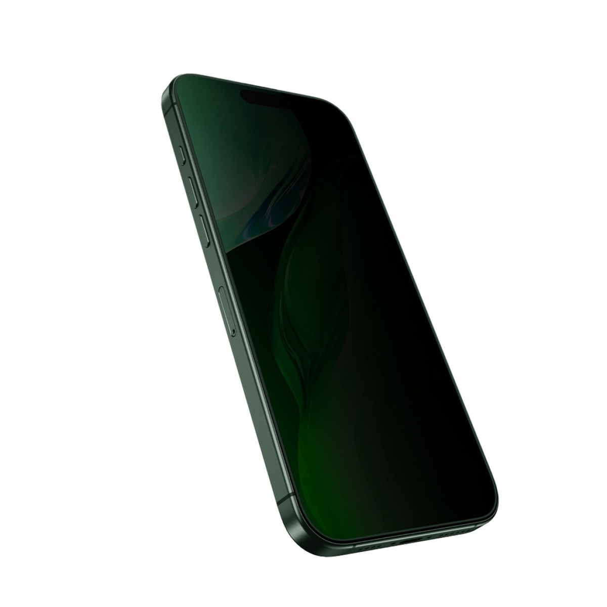 محافظ حریم شخصی صفحه نمایش گرین لاین مدل 3D Silicone Plus Privacy مناسب برای گوشی موبایل اپل iPhone 16 Pro Max