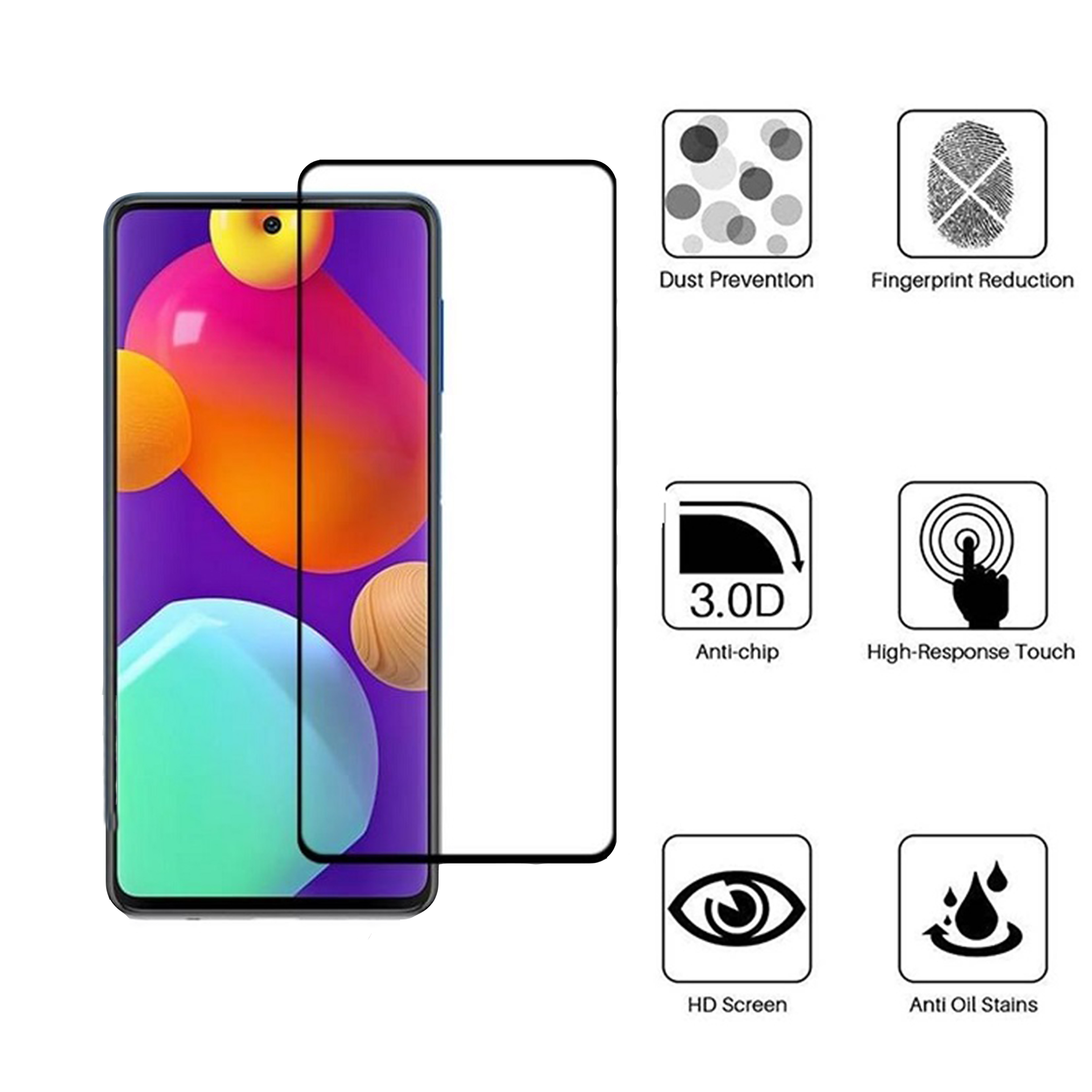 محافظ صفحه نمایش بوف مدل F33 مناسب برای گوشی موبایل سامسونگ Galaxy M62/F62