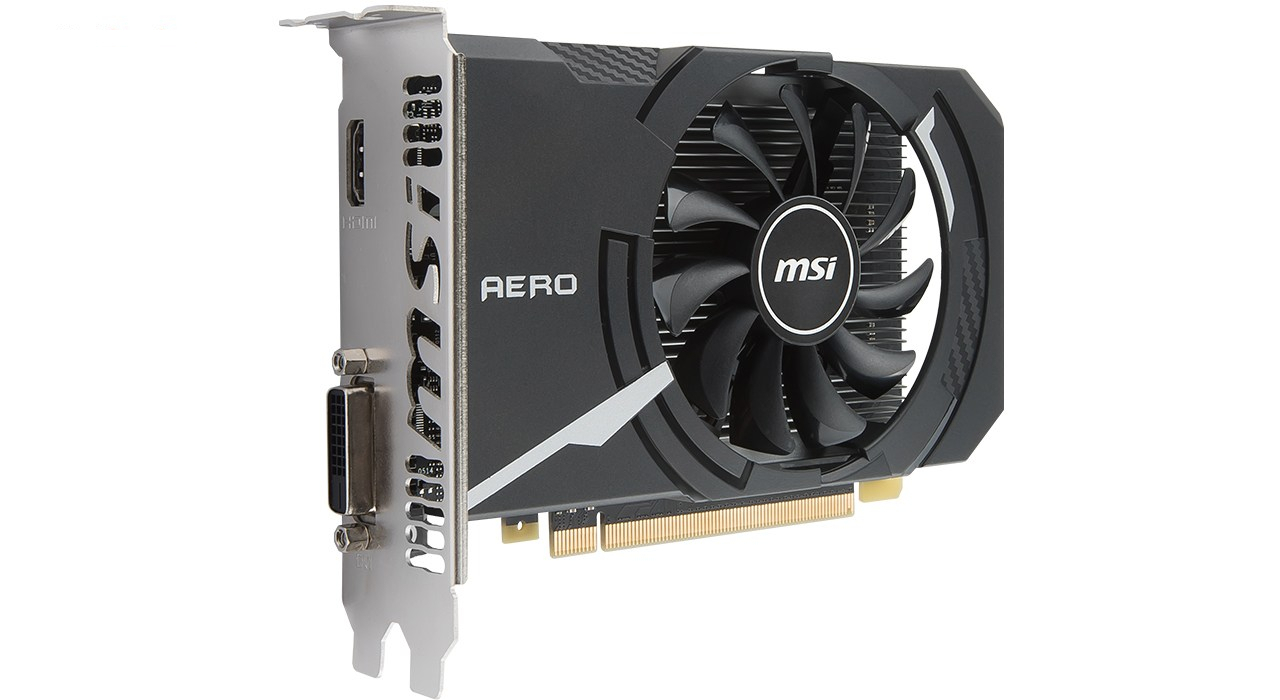 کارت گرافیک ام اس آی مدل GeForce GT 1030 AERO ITX 2G OC
