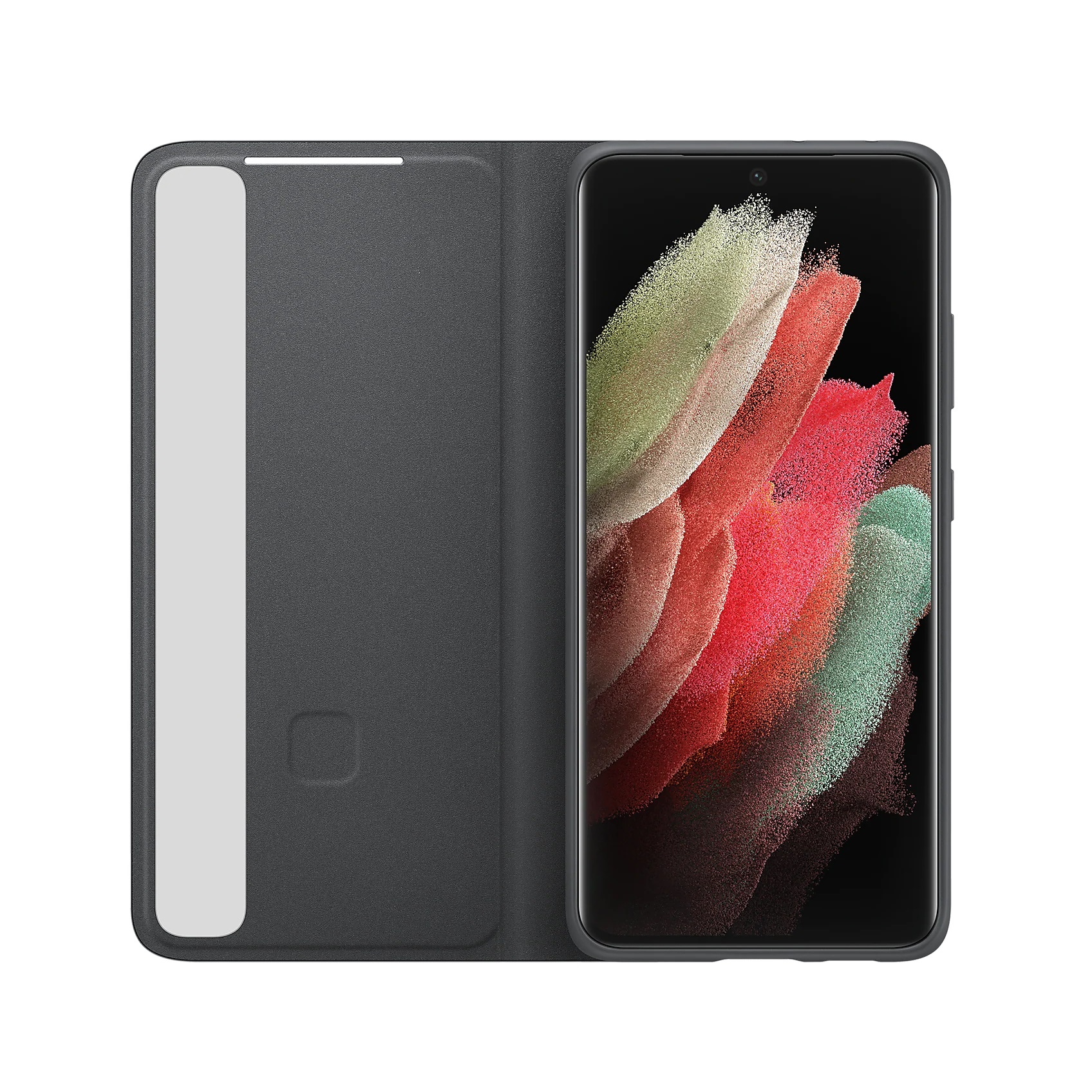 کیف کلاسوری مدل Smart Clear View مناسب برای گوشی موبایل سامسونگ Galaxy S21 Ultra