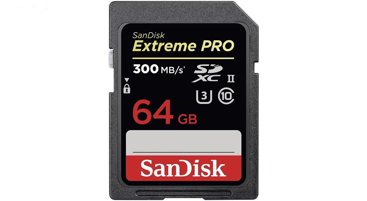 کارت حافظه SDXC سن دیسک مدل Extreme Pro استاندارد UHS-II U3 سرعت 2000X 300MBps ظرفیت 64 گیگابایت