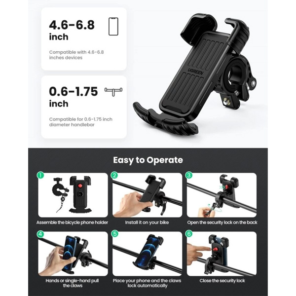 پایه نگهدارنده گوشی موبایل یوگرین مدل LP494-60548