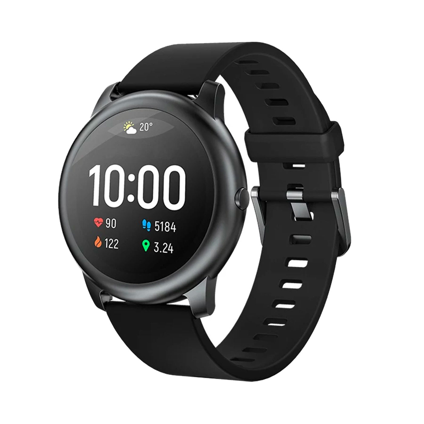 ساعت هوشمند 45.3 میلی متری هایلو مدل Solar LS05 با بند سیلیکونی