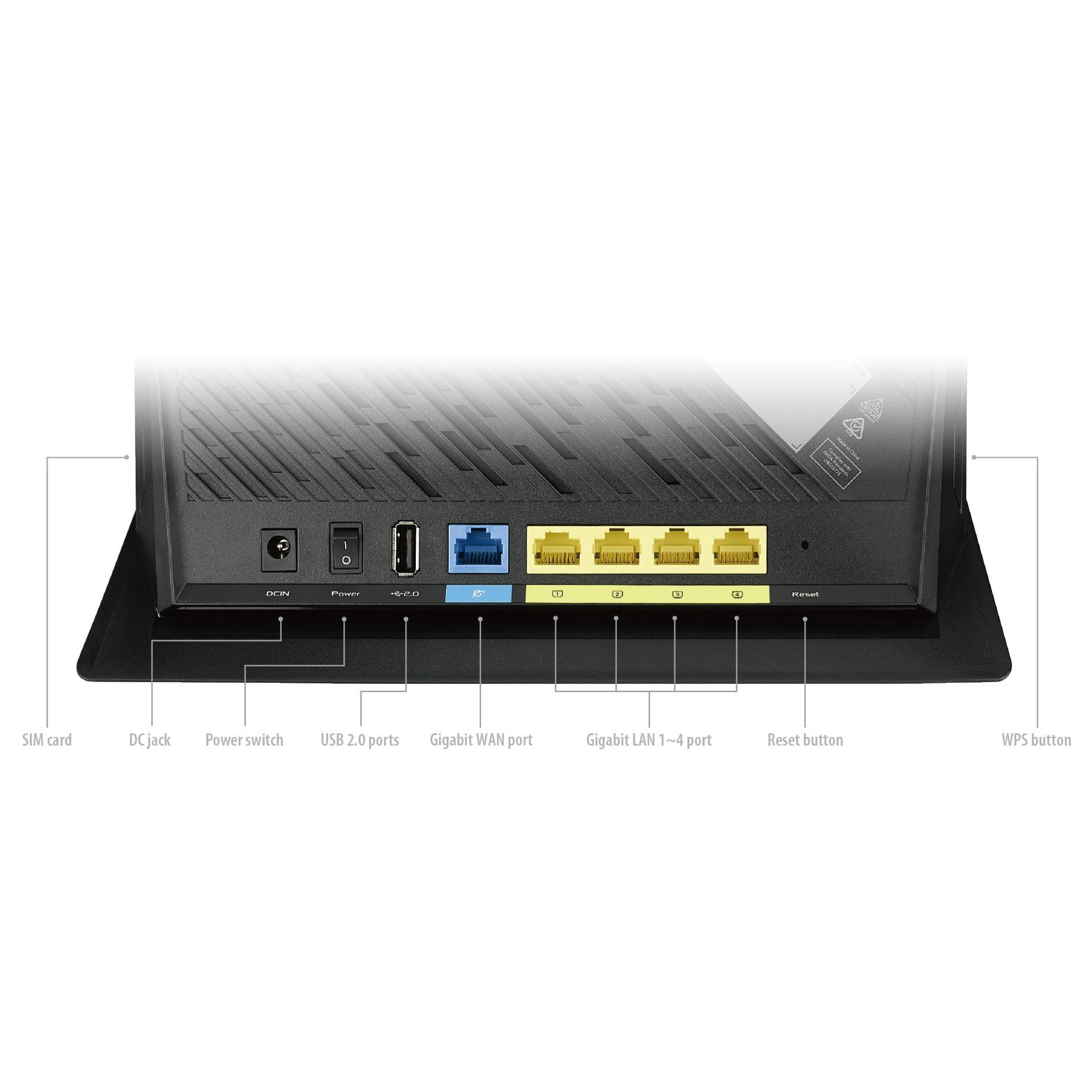 مودم 4G LTE ایسوس  مدل 4G-AC86U