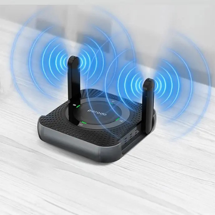 مودم 4G LTE قابل حمل پرودو مدل PD-4GCPME-BKGY PORTABLE ROUTER