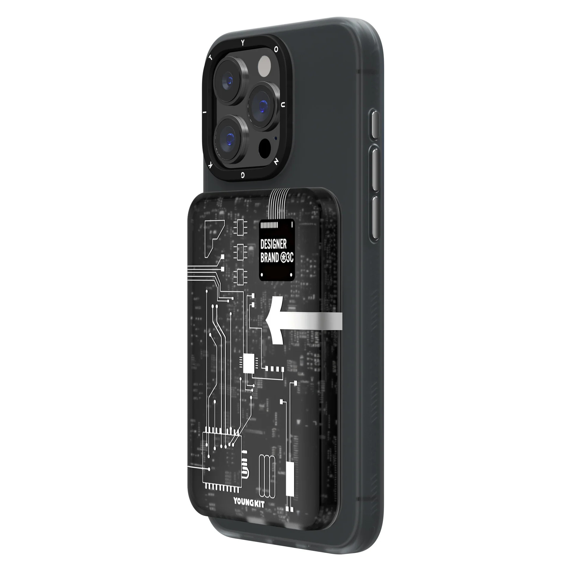 پاوربانک یانگ کیت مدل MagSafe Compatible کد Z02 ظرفیت 5000 میلی آمپر ساعت