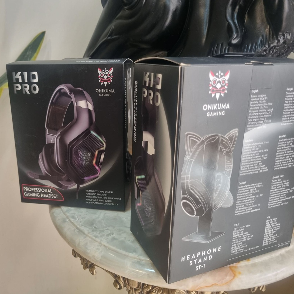 هدست گیمینگ اونیکوما مدل K10 PRO به همراه پایه