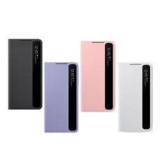 کیف کلاسوری مدل Smart Clear View مناسب برای گوشی موبایل سامسونگ Galaxy S21 Ultra