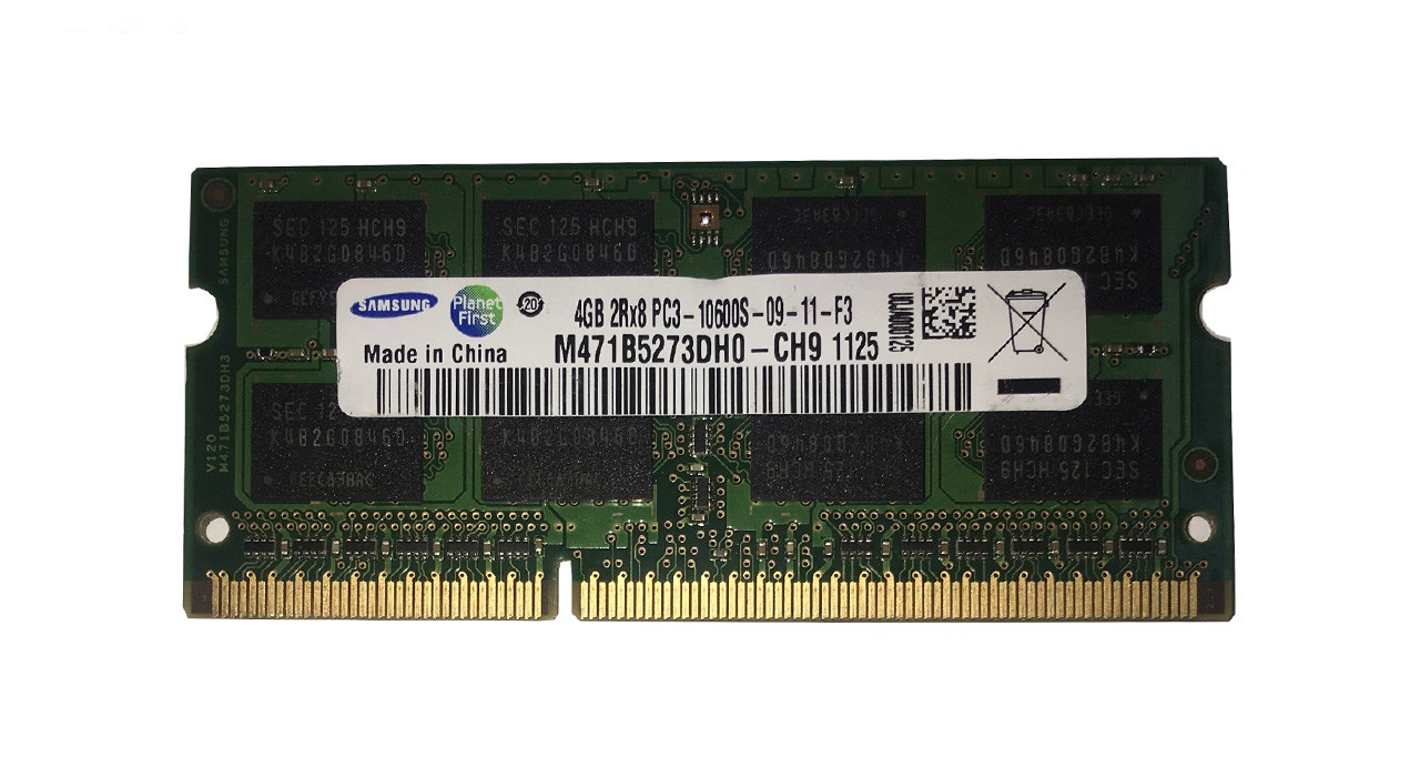 رم لپ تاپ سامسونگ مدل DDR3 10600s MHz ظرفیت 4 گیگابایت