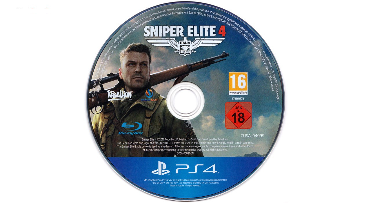 بازی Sniper Elite 4 مخصوص PS4