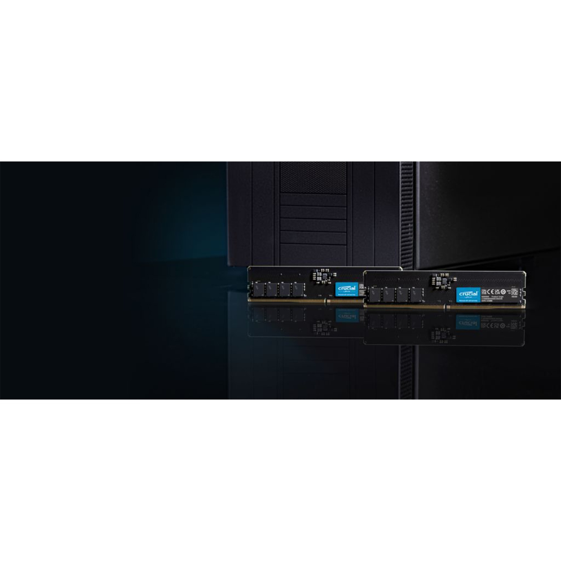 رم دسکتاپ DDR5 تک کاناله 4800 مگاهرتز CL40 کروشیال مدل CT32 ظرفیت 32 گیگابایت