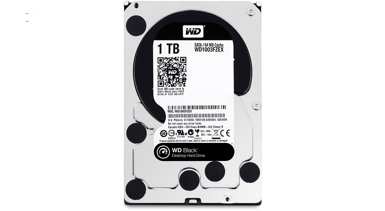 هارددیسک اینترنال وسترن دیجیتال مدل Black WD1003FZEX ظرفیت 1 ترابایت