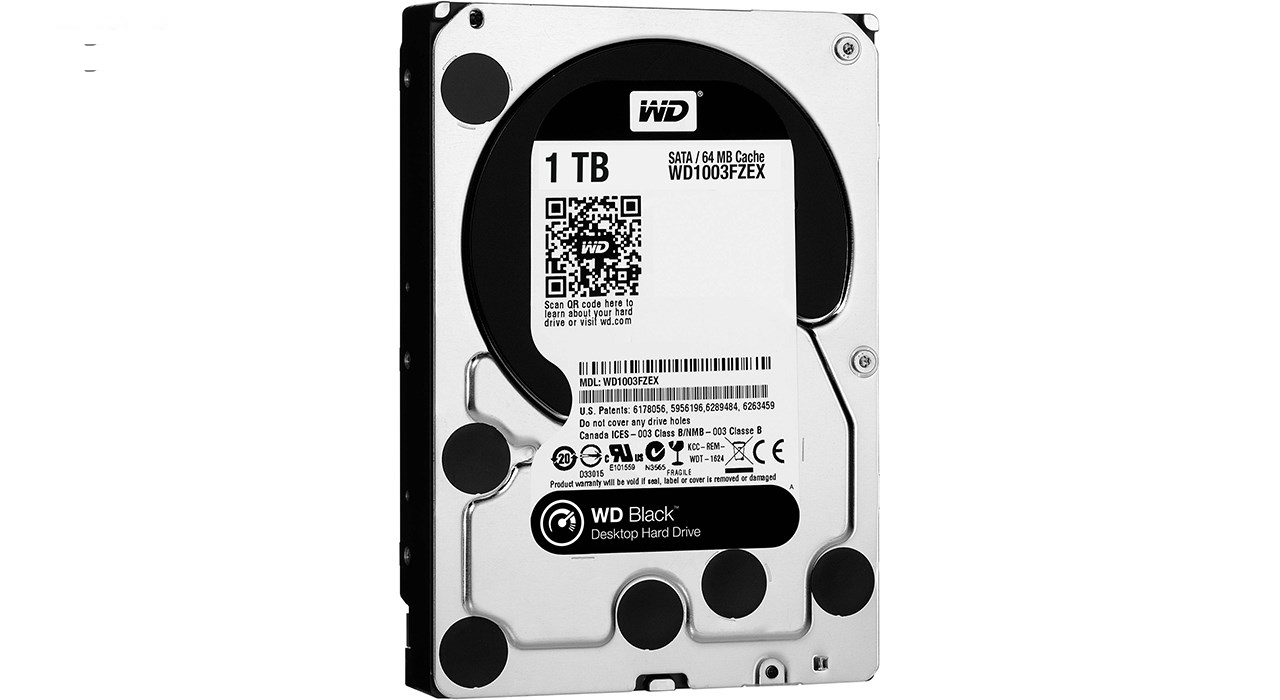 هارددیسک اینترنال وسترن دیجیتال مدل Black WD1003FZEX ظرفیت 1 ترابایت