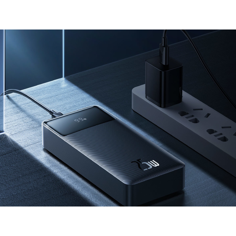 پاوربانک باسئوس مدل Bipow Digital Display 25W PPBD020301 ظرفیت 20000 میلی آمپر ساعت