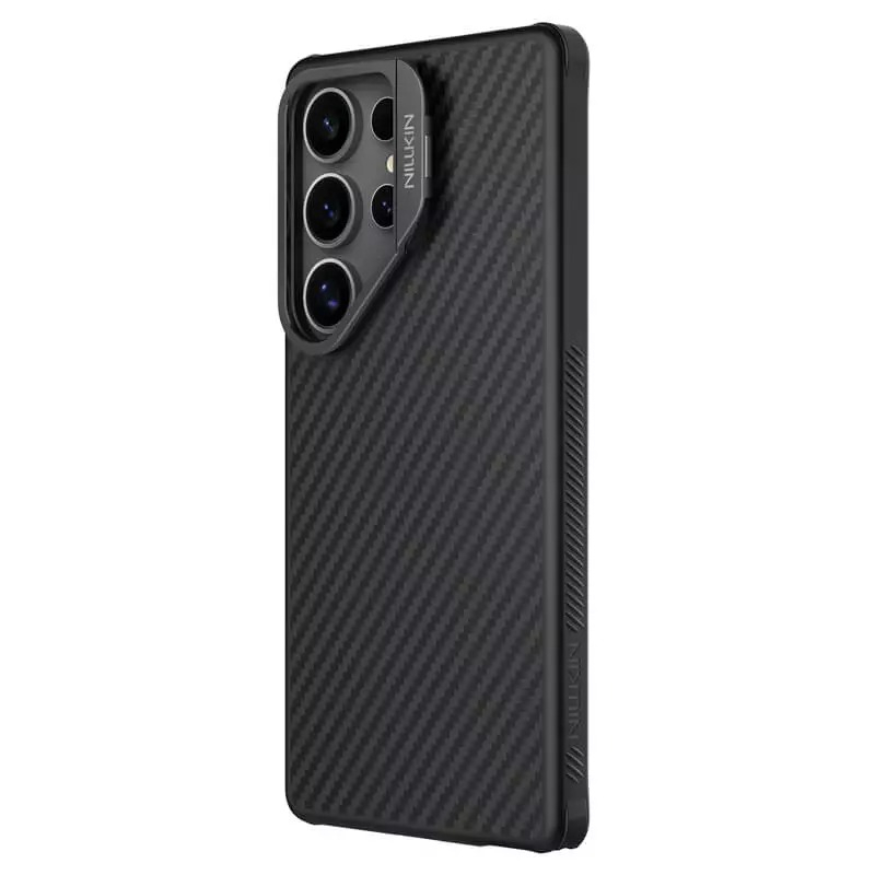 کاور نیلکین مدل CarboProp Magnetic MagSafe Aramid مناسب برای گوشی موبایل سامسونگ Galaxy S25 Ultra