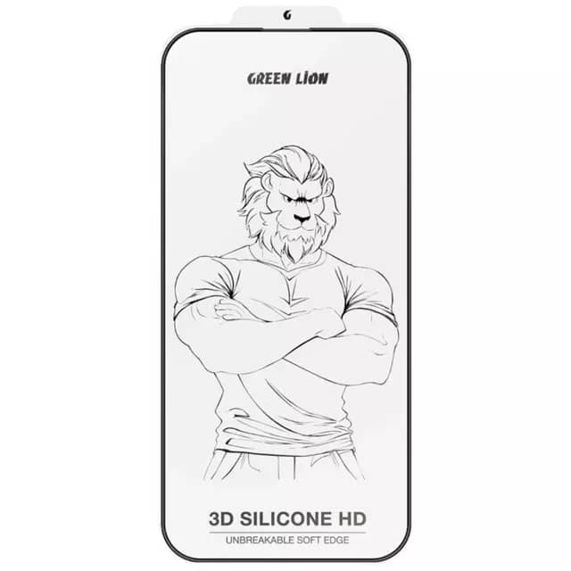 محافظ صفحه نمایش گرین لاین مدل 3D Silicone Plus مناسب برای گوشی موبایل اپل iPhone 16 Pro