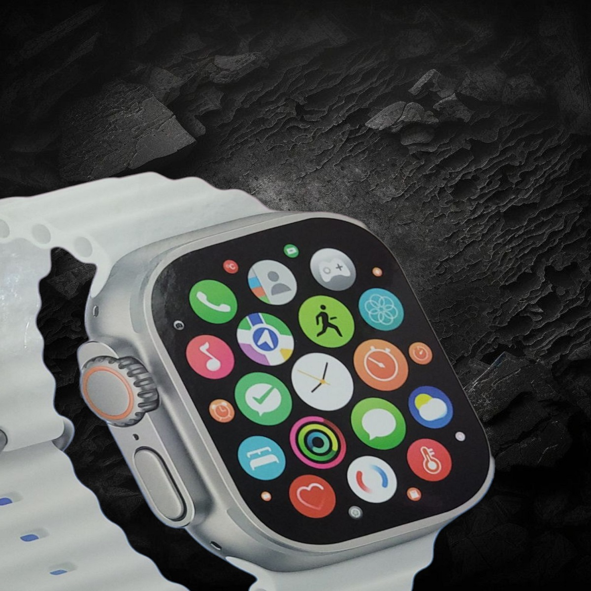 ساعت هوشمند 49 میلی متری مدل BIG2.02W6O ULTRA3 با بند سیلیکونی