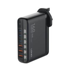 شارژر رومیزی 140 وات الدینیو مدل GaN A6140C