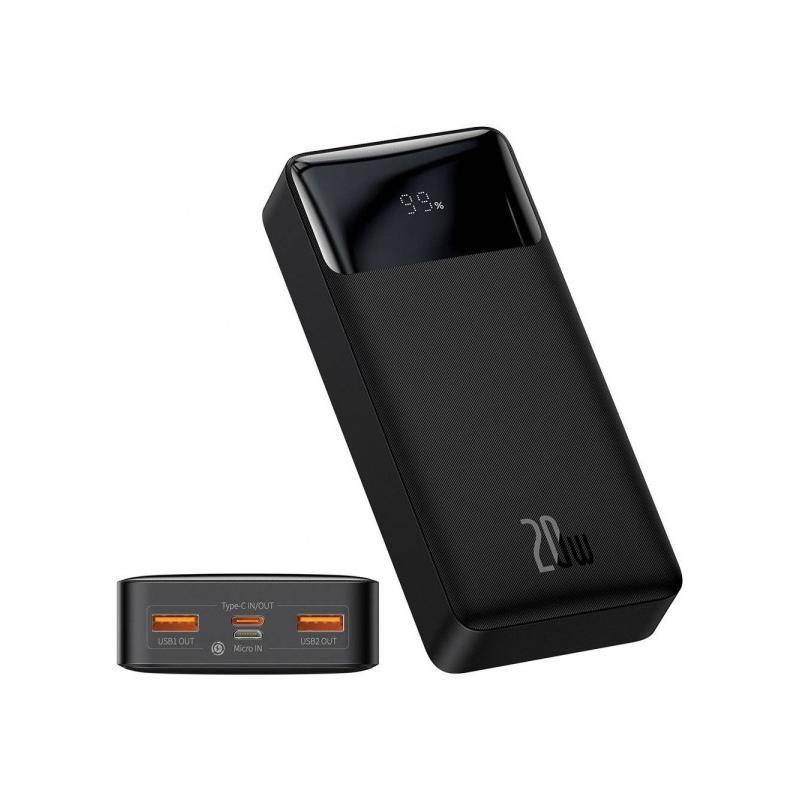 پاوربانک 20 وات باسئوس مدل PPDML-m01 ظرفیت 20000 میلی آمپرساعت