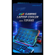 پایه خنک کننده لپ تاپ مدل F15 - RGB