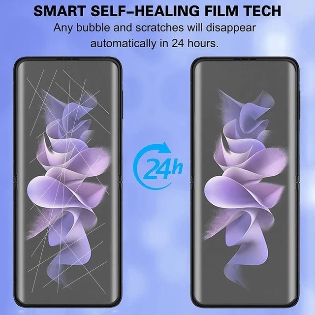 محافظ صفحه نمایش بوف مدل Hydrogel مناسب برای گوشی موبایل سامسونگ Galaxy Z Flip 6 به همراه محافظ پشت گوشی