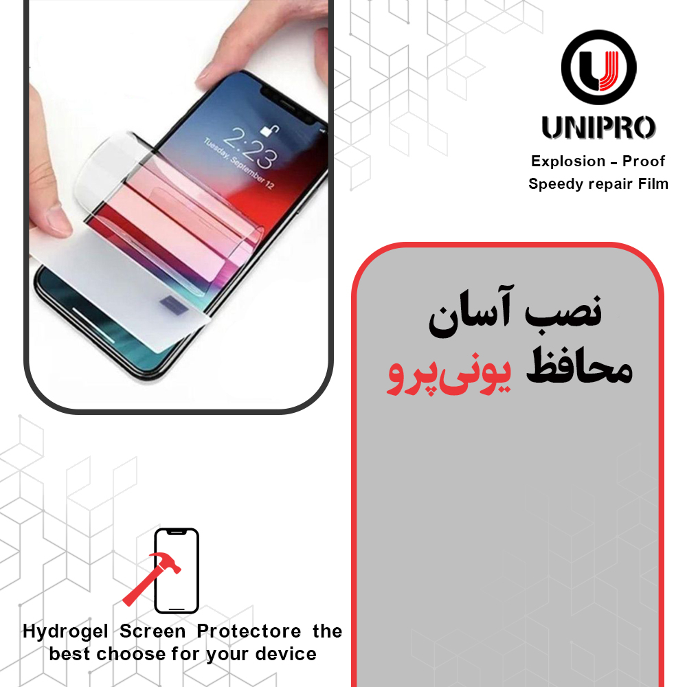 محافظ صفحه نمایش مات یونی پرو مدل Explosion Proof مناسب برای گوشی موبایل ریلمی 12 Pro Plus به همراه محافظ پشت گوشی