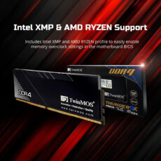 رم کامپیوتر DDR4 تک کاناله 3200 مگاهرتز تویین موس مدل THUNDERGX ظرفیت 8 گیگابایت