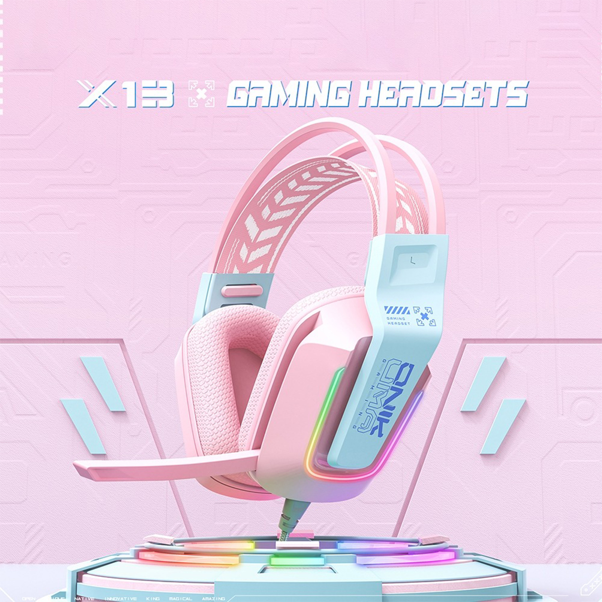 هدست گیمینگ اونیکوما مدل X13 RGB