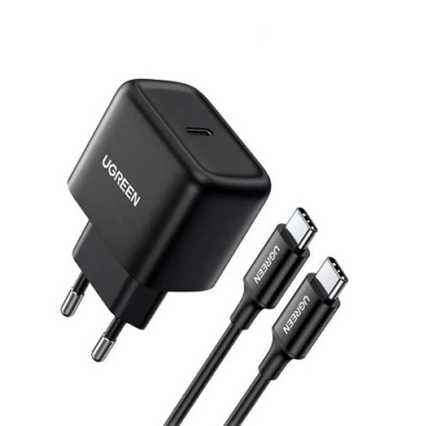 شارژر دیواری یوگرین مدل CD250-50581 به همراه کابل USB-C