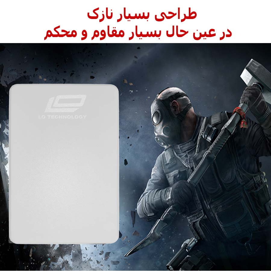 هارد دیسک اکسترنال اِلاُ مدل happy-spring ظرفیت یک ترابایت