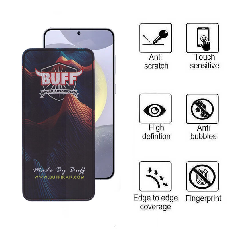 محافظ صفحه نمایش بوف مدل 5D Mountain مناسب برای گوشی موبایل سامسونگ Galaxy S25 Plus