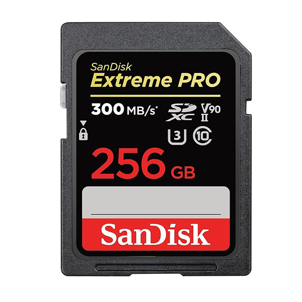 کارت حافظه SDXC سن دیسک مدل Extreme Pro  استاندارد UHS-II سرعت 300MBps ظرفیت 256 گیگابایت