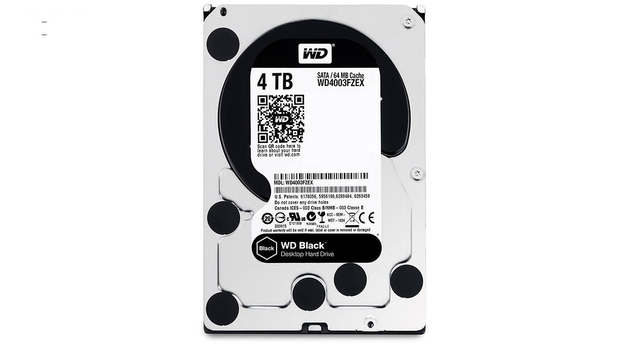 هارددیسک اینترنال وسترن دیجیتال مدل Black WD4003FZEX ظرفیت 4 ترابایت