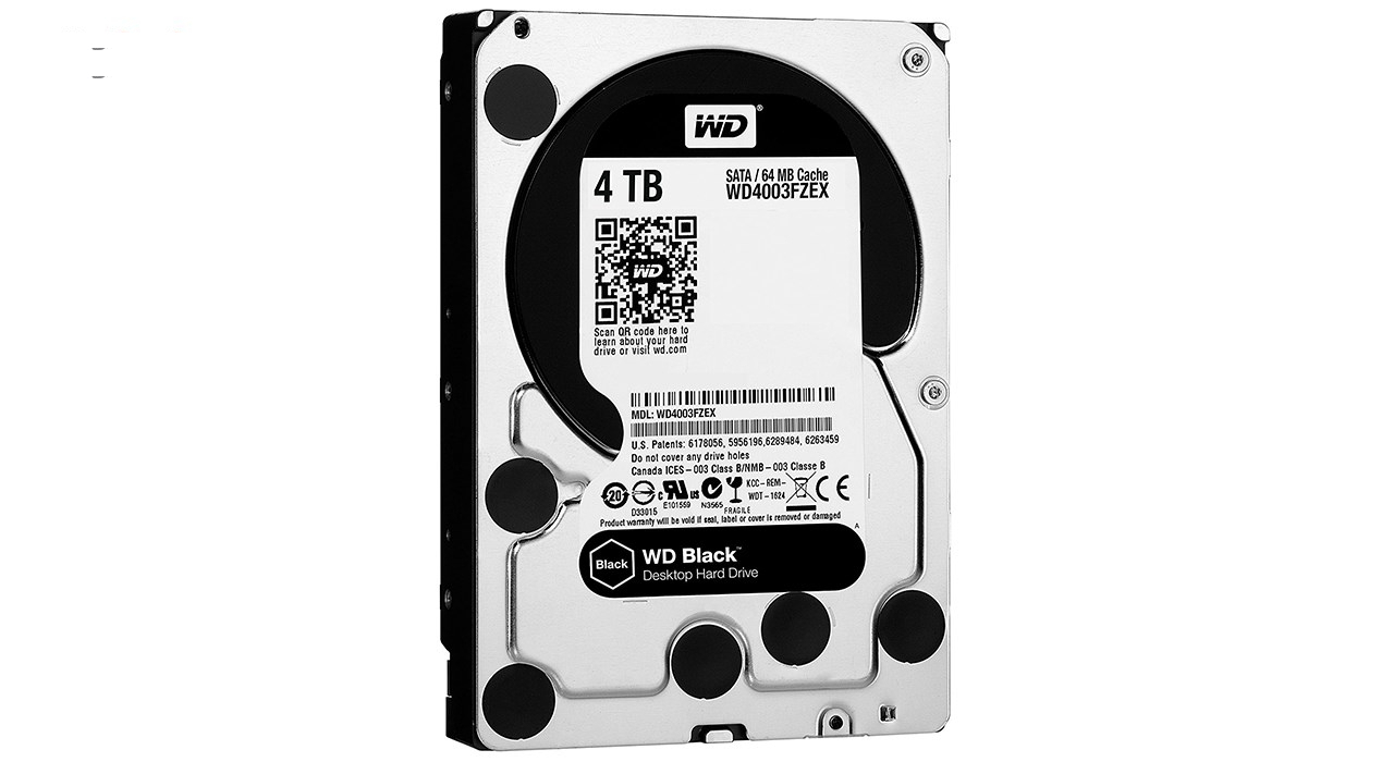 هارددیسک اینترنال وسترن دیجیتال مدل Black WD4003FZEX ظرفیت 4 ترابایت
