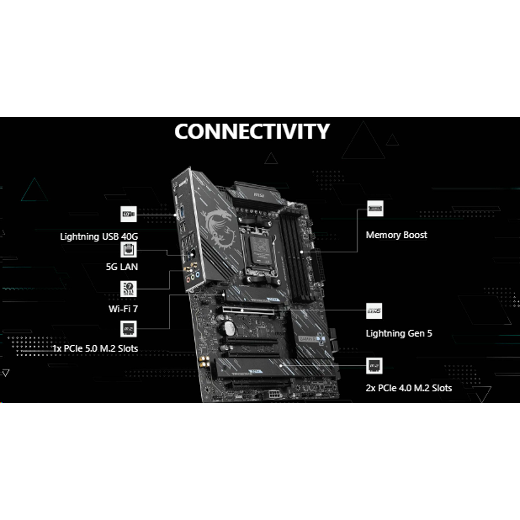 مادربرد ام اس آی مدل X870 GAMING PLUS WIFI