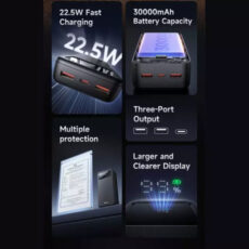 پاوربانک مک دودو مدل mc-424 ظرفیت 30000 میلی آمپر ساعت