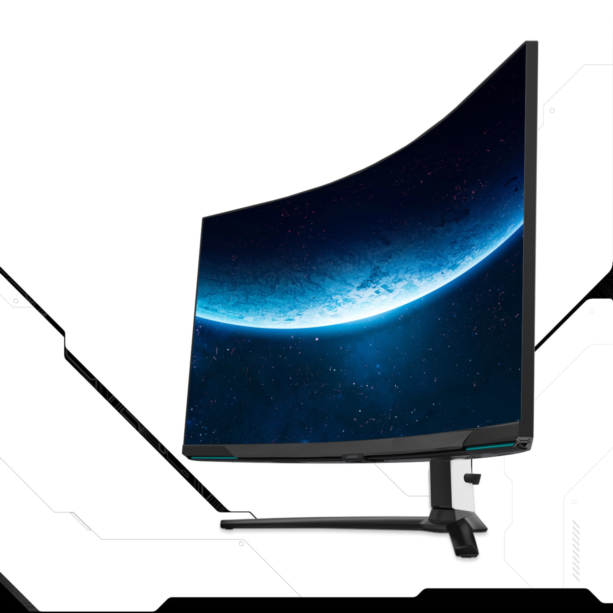 مانیتور مخصوص بازی سامسونگ مدل LS32BG850 سایز 32 اینچ