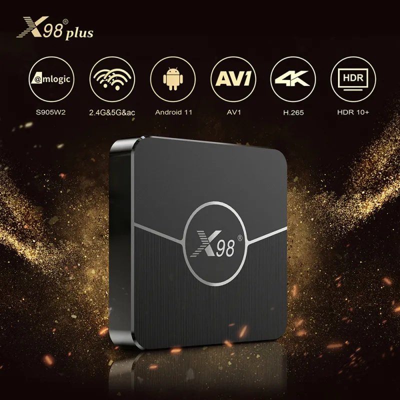 اندروید باکس مدل X98 4K به همراه کنترل هوشمند