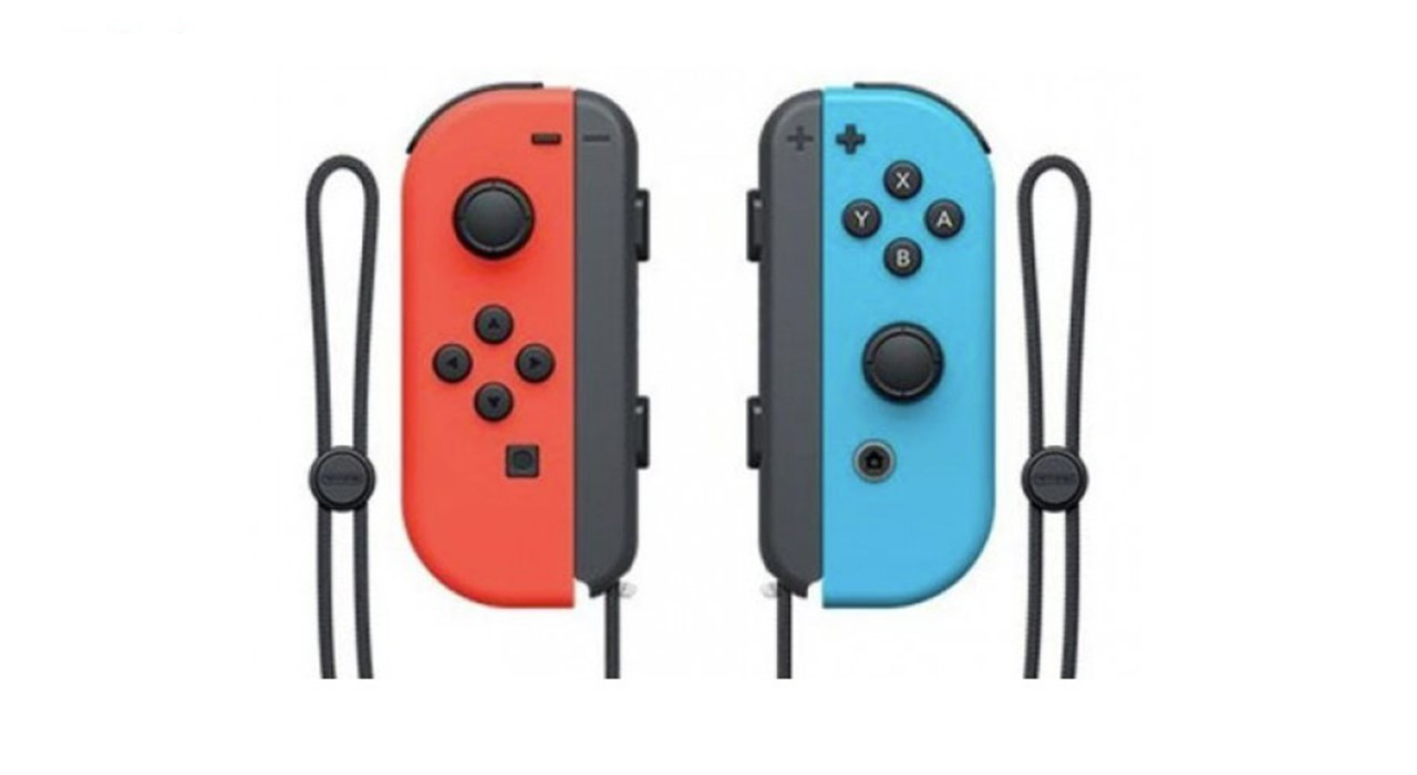 دسته بازی نینتندو سوییچ مدل Joy Con Red blue
