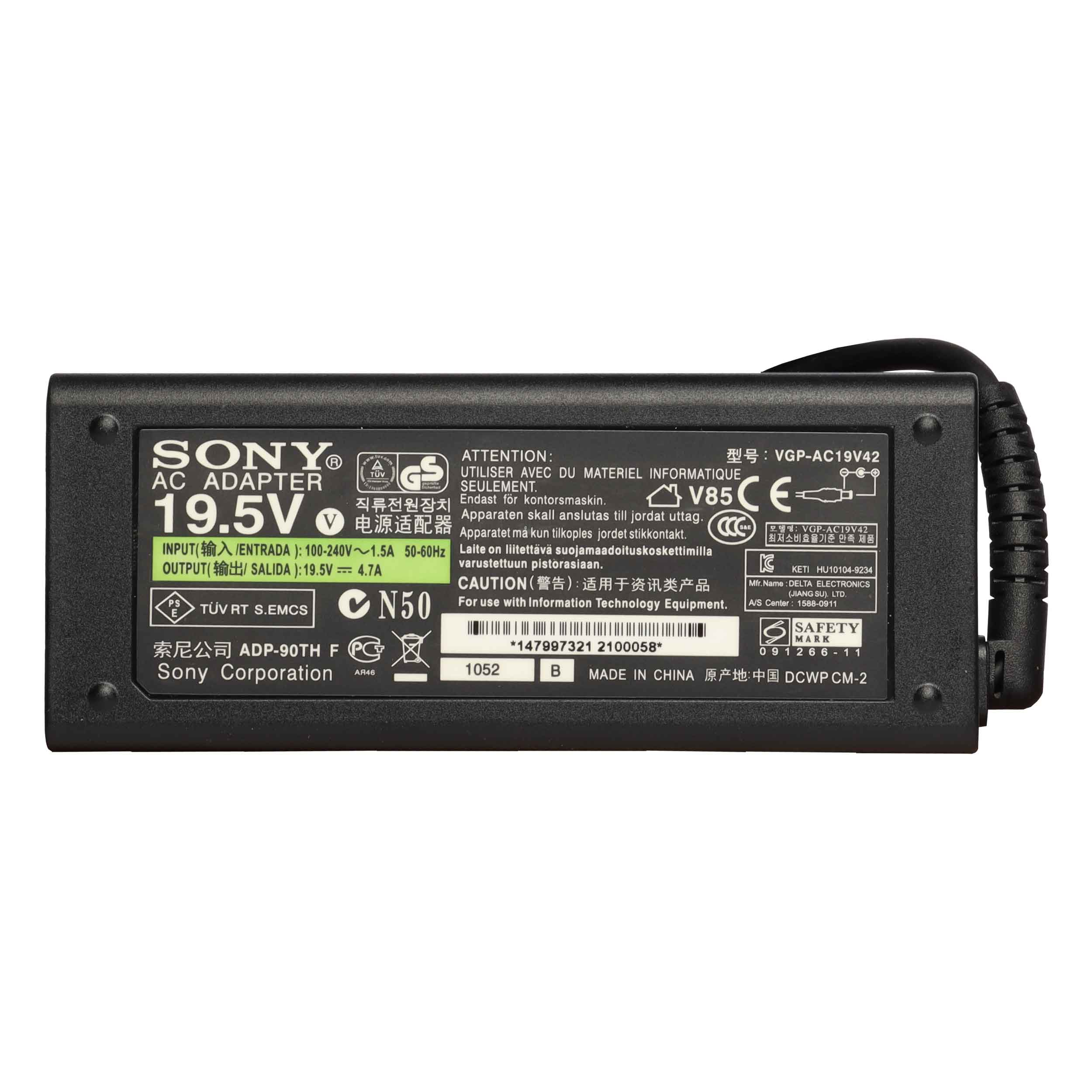 شارژر لپ تاپ 19.5 ولت 4.7 آمپر سونی مدل ADP-90TH F