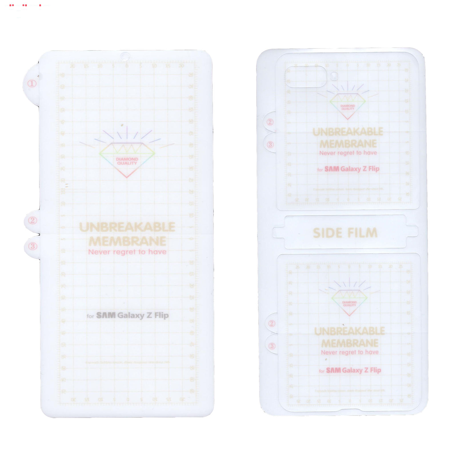 محافظ صفحه نمایش بوف مدل Hg01 مناسب برای گوشی موبایل سامسونگ Galaxy Zfilip1 به همراه محافظ پشت گوشی