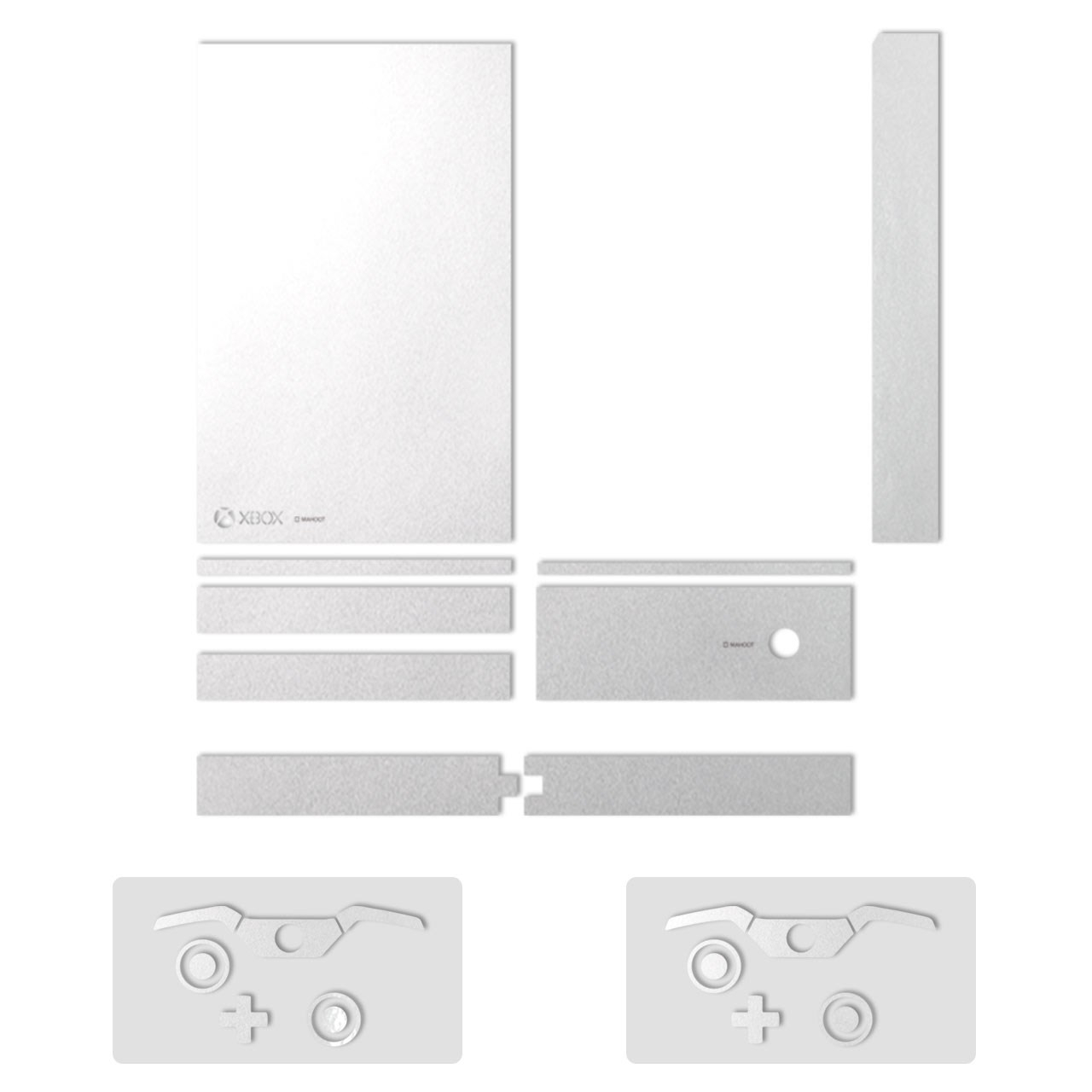 برچسب ماهوت مدل Metallic White مناسب برای کنسول بازی Xbox One