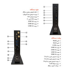 کامپیوتر کوچک دل مدل WYSE 5070 Celeron- E